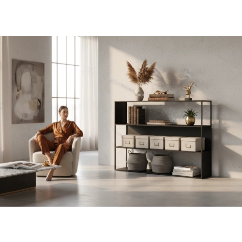 REGAŁ NA KSIĄŻKI METALOWE  RNK-144